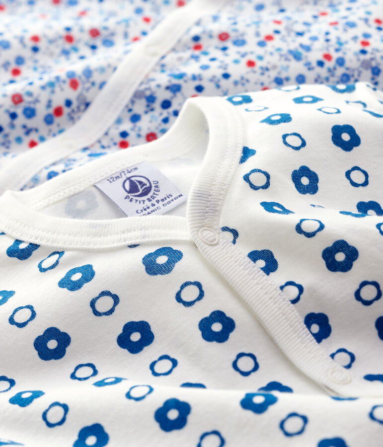 Juego de 2 peleles de beb&eacute; de algod&oacute;n multicolor